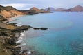 Coastline of Bartolome island, Galapagos National Park, Ecuador. Royalty Free Stock Photo