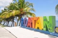 Coastline by the Roatan, Honduras