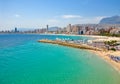 Coastline of Benidorm, Spain