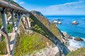 Coastline of Big Sur near Bixby Bridge, California Royalty Free Stock Photo