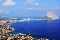 Coastline of Calpe, Spain