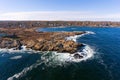 Coastline of Cape Ann, Massachusetts Royalty Free Stock Photo