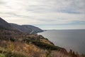 Coastline at Cape Breton Highlands National Park, Nova Scotia, C Royalty Free Stock Photo