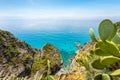 Coastline at Capo Vaticano near Tropea, Calabria, Italy Royalty Free Stock Photo