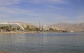 Coastline in city Eilat located on the Red sea