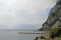 Coastline in the city Gibraltar