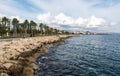 Coastline of the city of Limassol in Cyprus