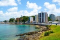 Coastline city of Salvador Bahia, Brazil