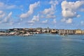 Coastline and city views along Old San Juan, Puerto Rico Royalty Free Stock Photo