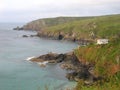 Coastline, Cornwall Royalty Free Stock Photo