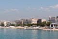 Coastline and Croisette bulevard in Cannes