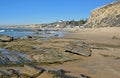 Coastline at Crystal Cove State Park, Southern California. Royalty Free Stock Photo
