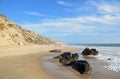 Coastline at Crystal Cove State Park, Southern California. Royalty Free Stock Photo