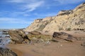 Coastline at Crystal Cove State Park, Southern California. Royalty Free Stock Photo