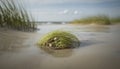 Coastline of Denmark summer concept with danish coast elements