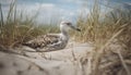 Coastline of Denmark summer concept with danish coast elements