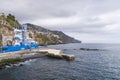 Coastline in Fuchal , Madeira .