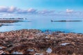 Coastline Georgetown Grand Cayman and shipwreck Gemma Royalty Free Stock Photo