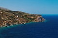 Coastline of Greek island