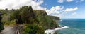Coastline of the Hana Highway Royalty Free Stock Photo