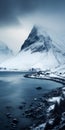 Captivating Fjord Surrounded By Snow Covered Mountains