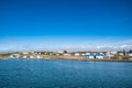 Coastline of Island of Hrisey in Eyjafjordur in Iceland