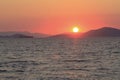 Izmir at Sunset /Turkey Royalty Free Stock Photo