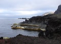 Coastline of Jan Mayen island Royalty Free Stock Photo