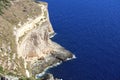 Coastline on Maltese Islands called Dingli Cliffs, Malta