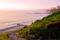 Coastline in the south of Lima, Peru