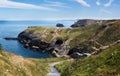 National Trust - Glebe Cliff, Tintagel, Cornwall, England Royalty Free Stock Photo
