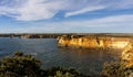 Coastline near Great Ocean Road. Port Campbell National Park, Victoria, Australia Royalty Free Stock Photo