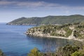 Coastline near Lacona, island of Elba, Tuscany, Italy Royalty Free Stock Photo