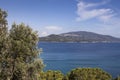 Coastline near Lacona, island of Elba, Tuscany, Italy Royalty Free Stock Photo