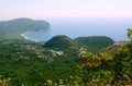 Buljarica Beach coastline near Petrovac, Montenegro