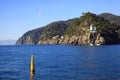 Coastline near San Fruttuoso, Genova, Liguria, Italy