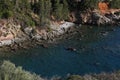 Coastline near Stoupa village, Peloponnese, Greece