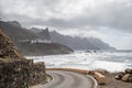 Coastline near Tagana village on Tenerife island Royalty Free Stock Photo