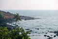 Coastline of the Northern Goa Royalty Free Stock Photo