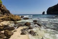 Coastline at Nusa Penida island Royalty Free Stock Photo