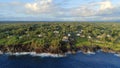 The Coastline of Pahoa in Hawaii in the Morning