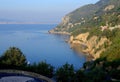 Coastline,cliff,view,vico equense,italy Royalty Free Stock Photo