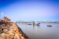 Coastline in Portimao, Algarve, Portugal Royalty Free Stock Photo