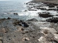 The coastline in Santa Maria di Leuca, Puglia, Southern Italy Royalty Free Stock Photo