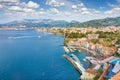 Coastline Sorrento city, Italy Royalty Free Stock Photo