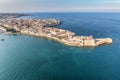 Coastline town Syracuse Sicily