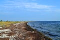 The coastline is uninhabited island in the Black Sea Royalty Free Stock Photo