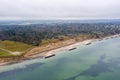 Coastline at Vejby Strand, Denmark Royalty Free Stock Photo