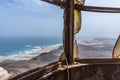 Coastline view Morro Negro lighthouse Cape Verde
