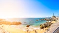 Coastline in Vina del Mar, Chile Royalty Free Stock Photo